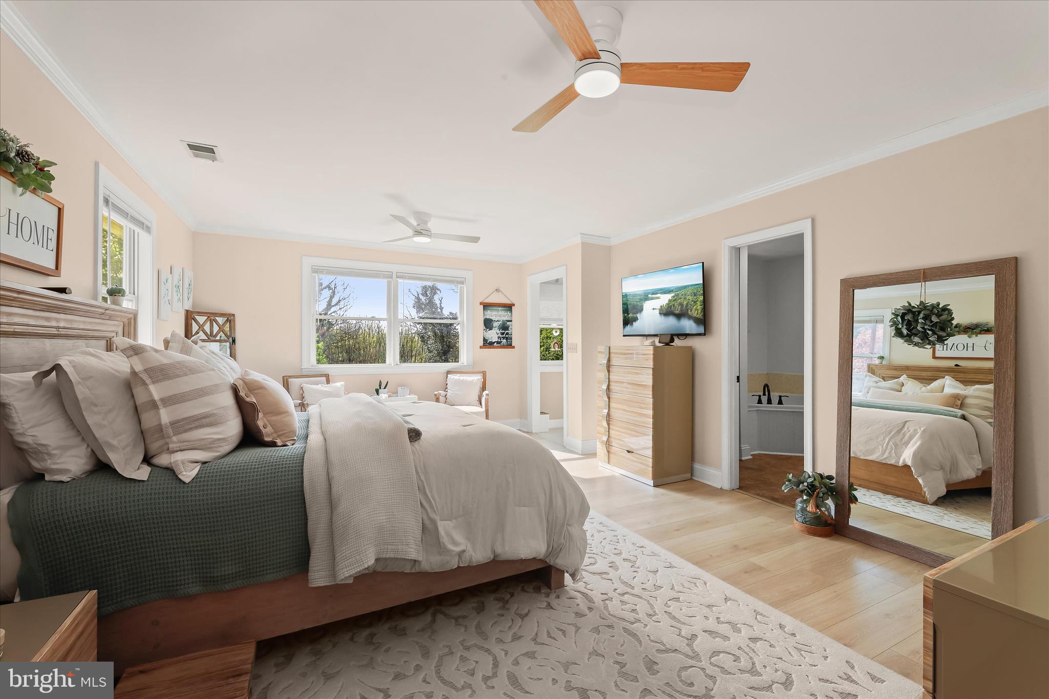 13041 Penn Shop Road Mount Airy, MD 21771 - Photo 27 of 57 a bedroom with a large bed and a window