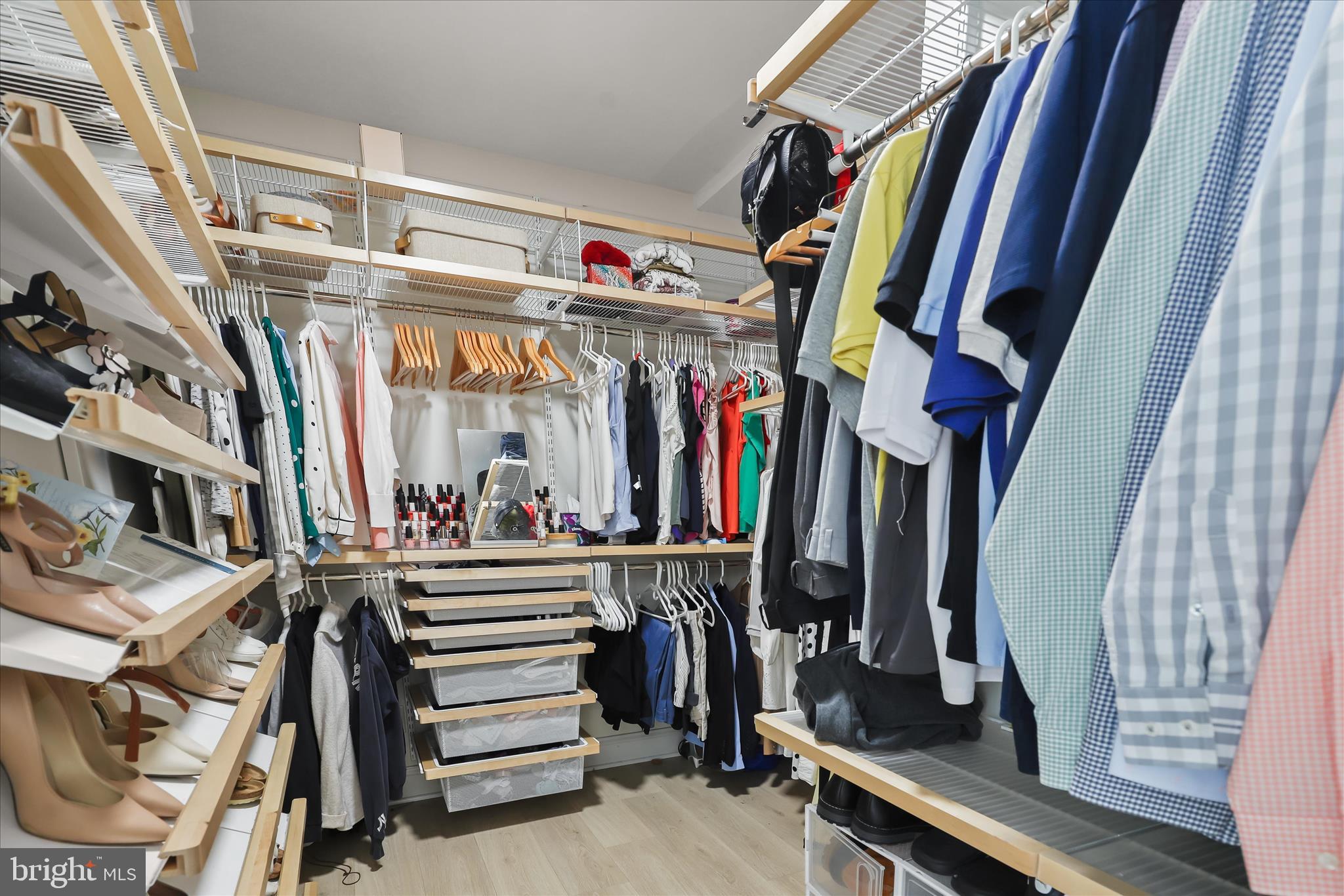 13041 Penn Shop Road Mount Airy, MD 21771 - Photo 33 of 57 a view of walk in closet with clothes and shoes