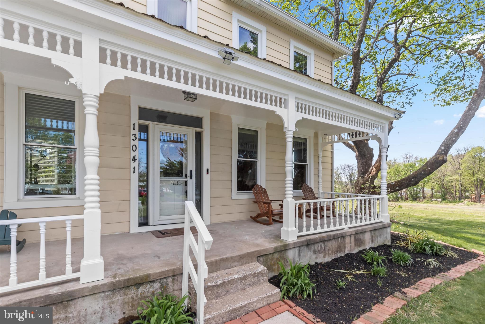 13041 Penn Shop Road Mount Airy, MD 21771 - Photo 4 of 57 front view of a house with a deck