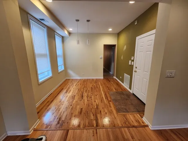 a view of wooden floor