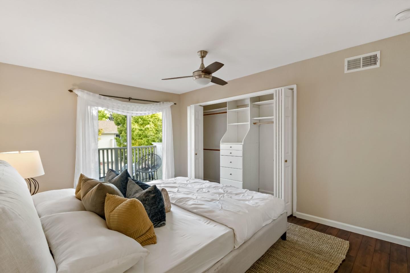 20179 NW Square Cupertino, CA 95014 - Photo 17 of 50 a bed room with a bed and a couch