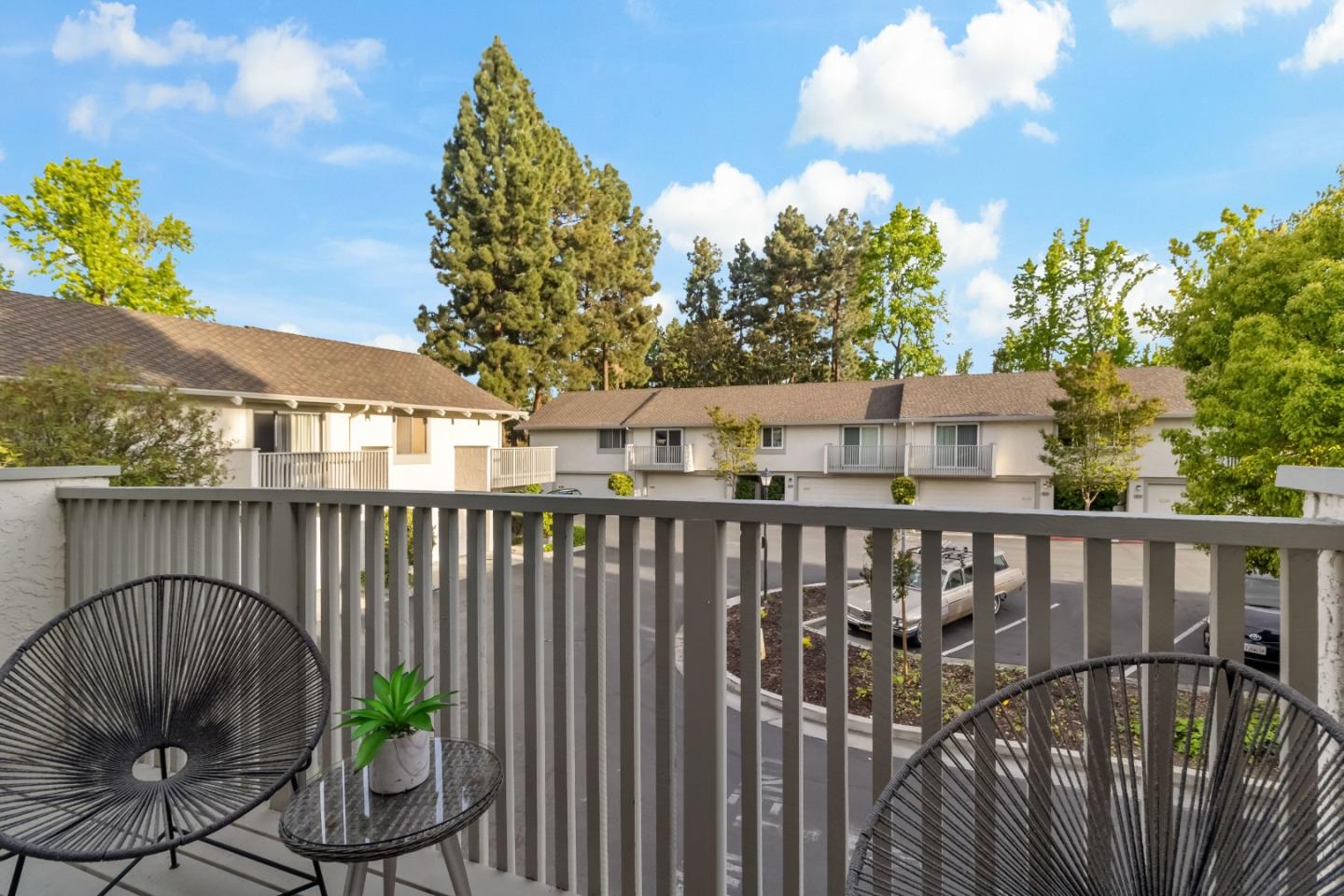 20179 NW Square Cupertino, CA 95014 - Photo 20 of 50 a view of a chairs and table in the balcony