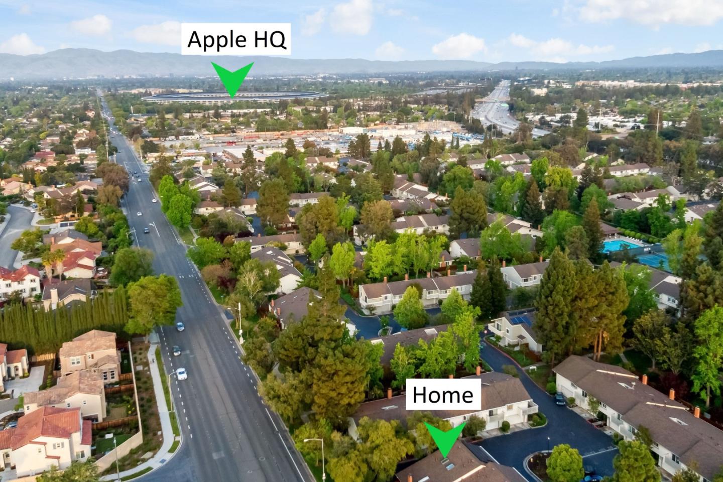 20179 NW Square Cupertino, CA 95014 - Photo 31 of 50 a view of a city