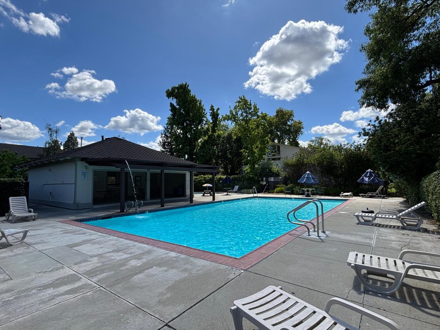 20179 NW Square Cupertino, CA 95014 - Photo 36 of 50 a view of a backyard with a patio