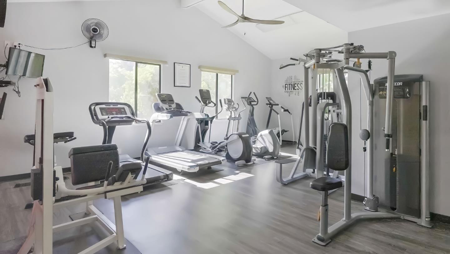 20179 NW Square Cupertino, CA 95014 - Photo 40 of 50 a view of a room with gym equipment