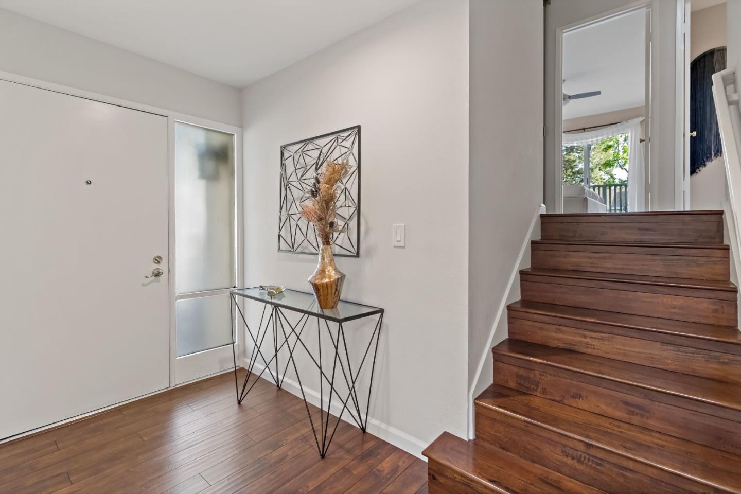20179 NW Square Cupertino, CA 95014 - Photo 7 of 50 a view of entryway and hall with wooden floor