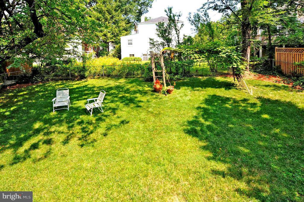 4523 Sleaford Road Bethesda, MD 20814 - Photo 18 of 23 a backyard of a house with a tree