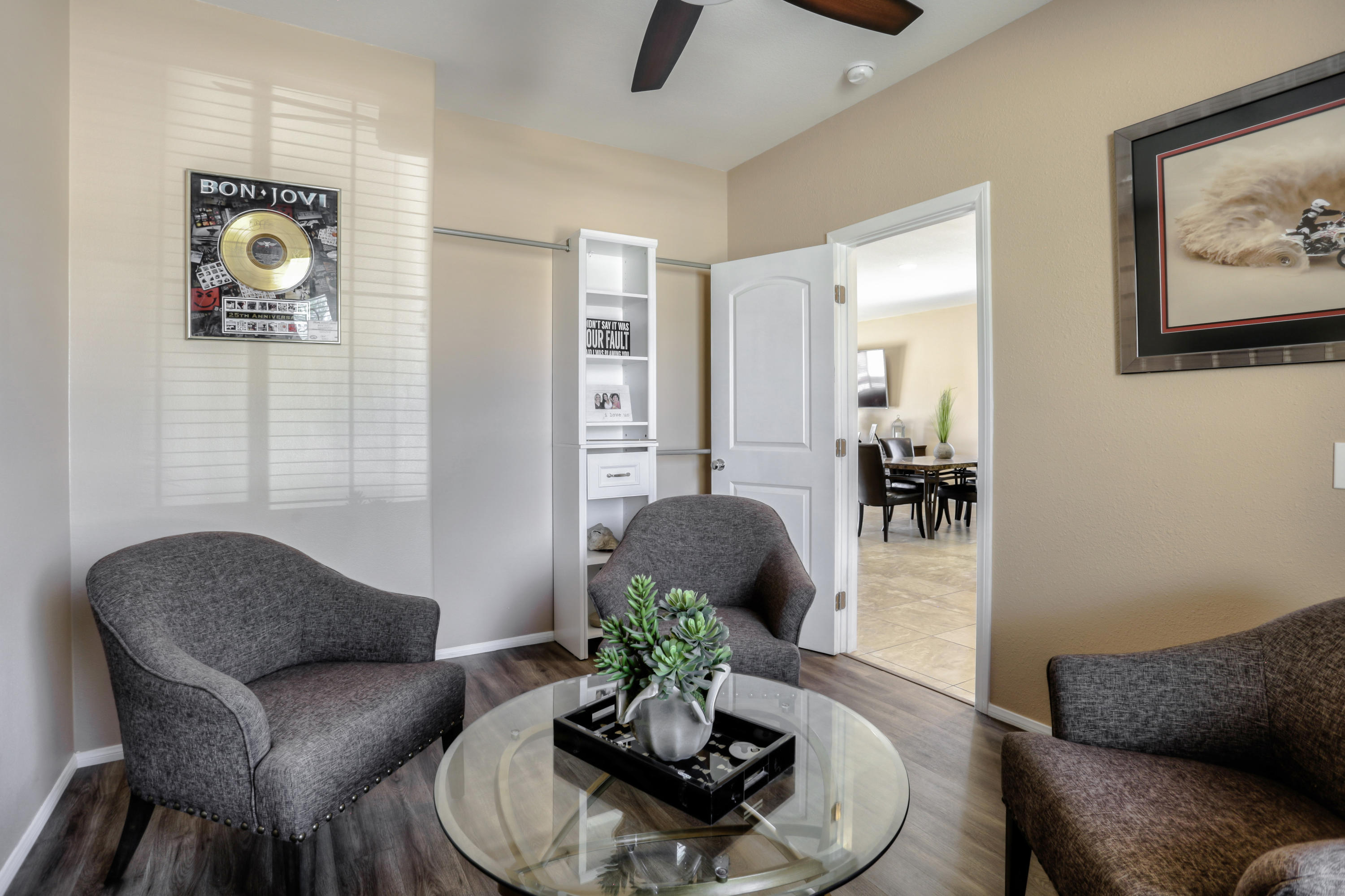 35880 Raphael Drive Palm Desert, CA 92211 - Photo 13 of 28 a living room with furniture or couch and a potted plant
