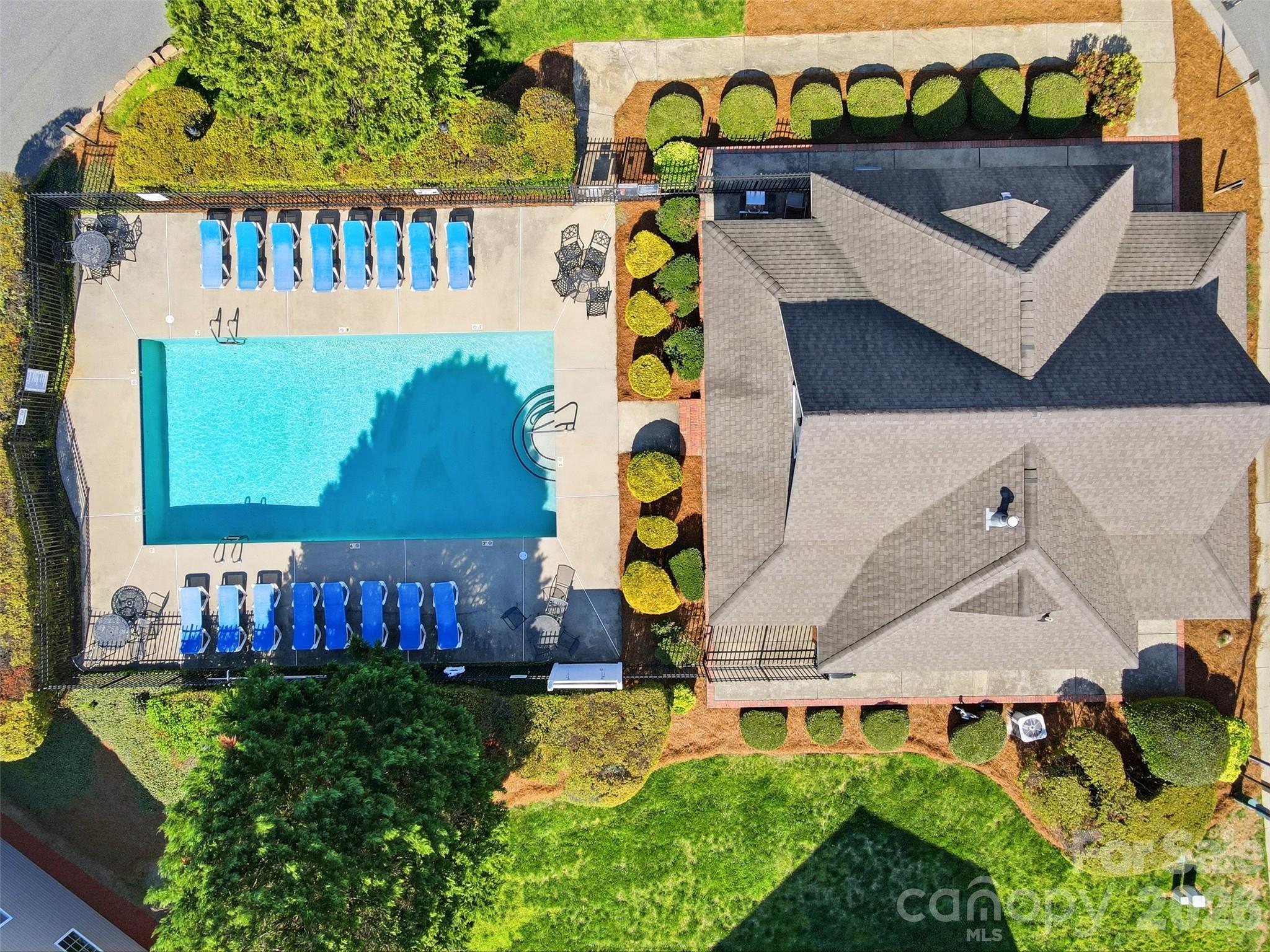 7019 Walnut Ridge Court Charlotte, NC 28273 - Photo 30 of 30 an aerial view of a house