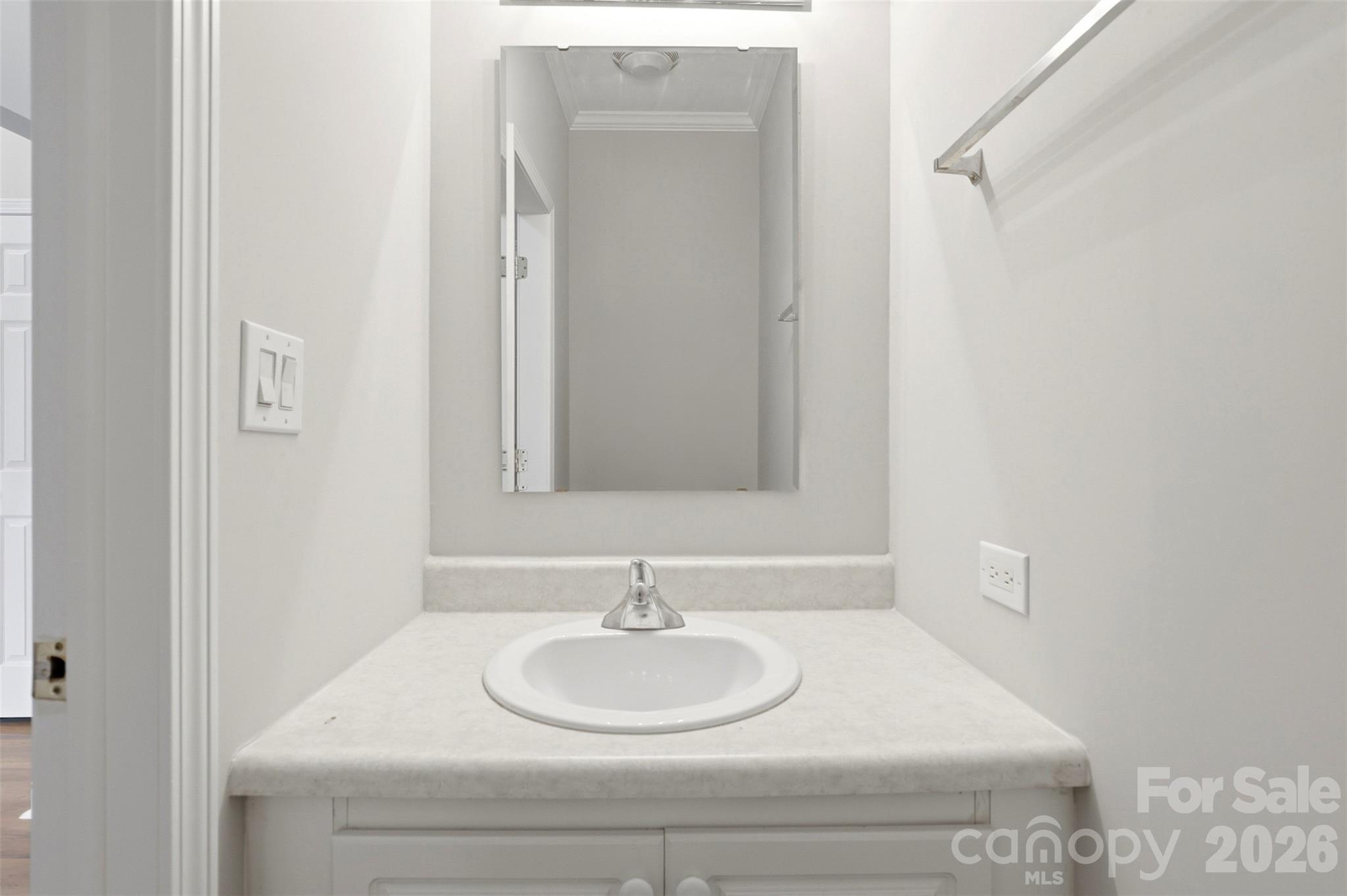 7019 Walnut Ridge Court Charlotte, NC 28273 - Photo 10 of 30 a bathroom with a sink and a mirror