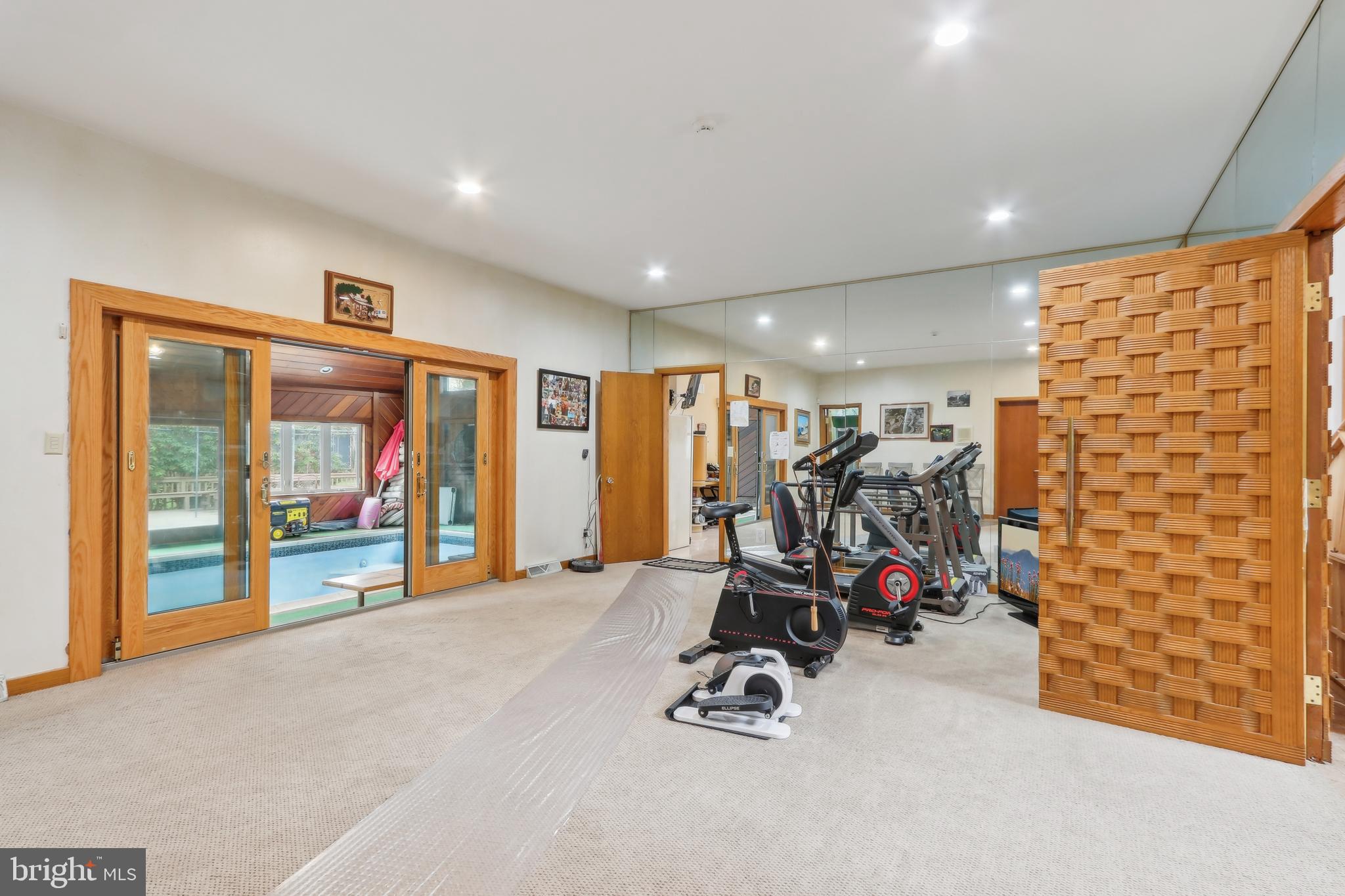 27 Cannon Range Road Milmay, NJ 08340 - Photo 52 of 95 a view of a room with gym equipment