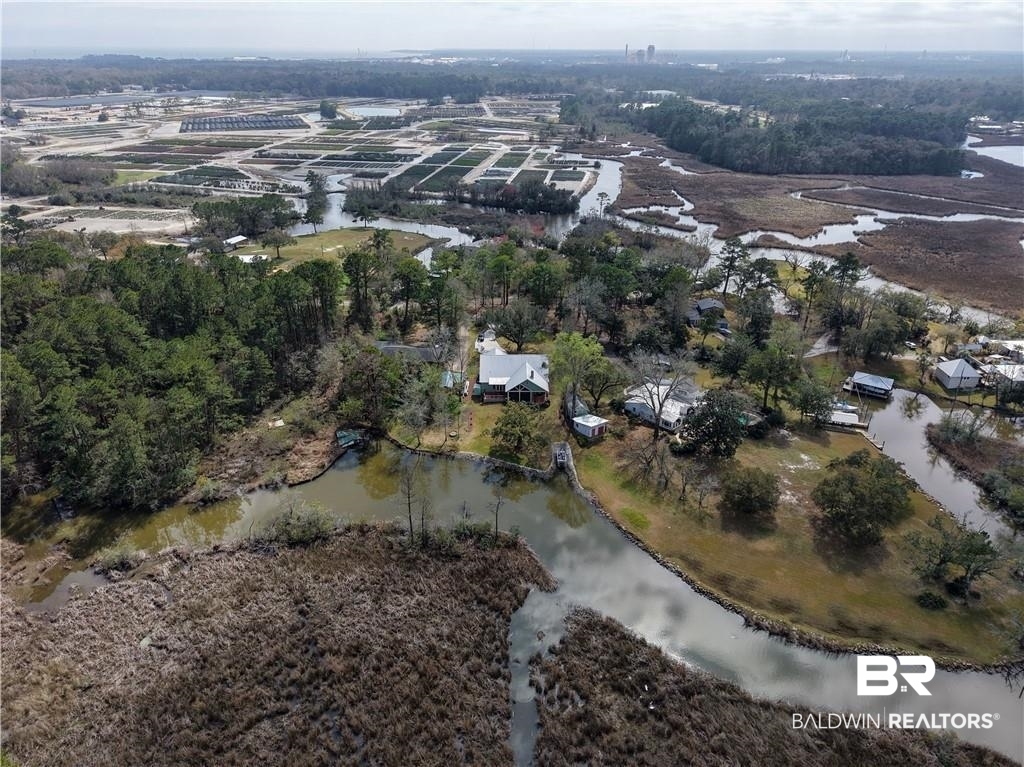 2730 Gator Road Mobile, AL 36605 - Photo 37 of 42 Aerial view of property's location with a nearby body of water