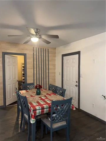 a bedroom with a bed and a table