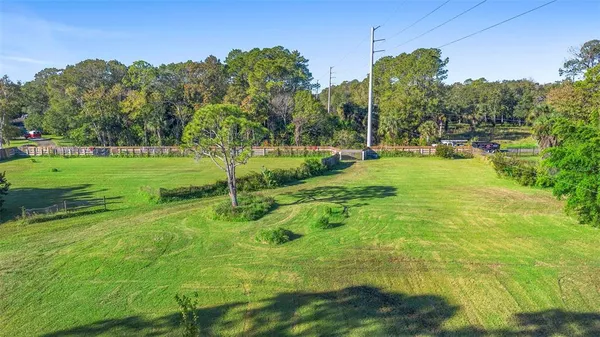 a view of an outdoor space and a yard