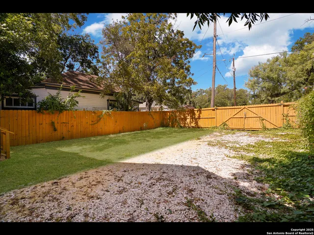 a view of an outdoor space and a yard
