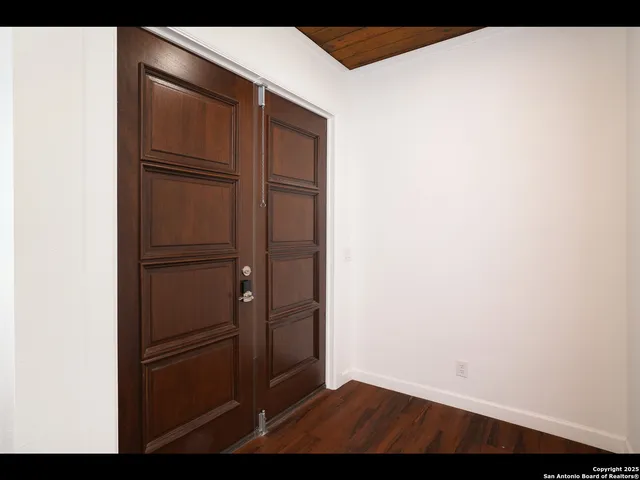 a view of wooden floor