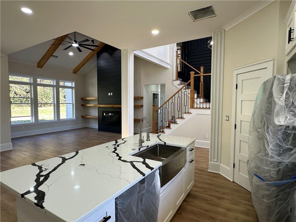 3354 Plainview Road Maysville, GA 30558 - Photo 3 of 50 a kitchen with a sink appliances and cabinets