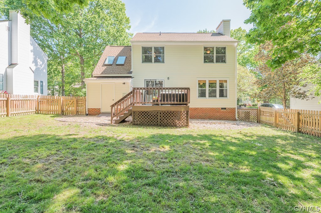 5906 Acorn Ridge Court Midlothian, VA 23112 - Photo 36 of 48 a view of a house with backyard and a tree
