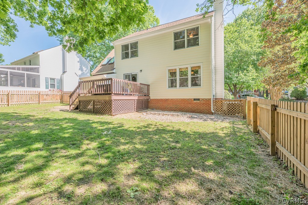 5906 Acorn Ridge Court Midlothian, VA 23112 - Photo 40 of 48 a view of a house with backyard and trees