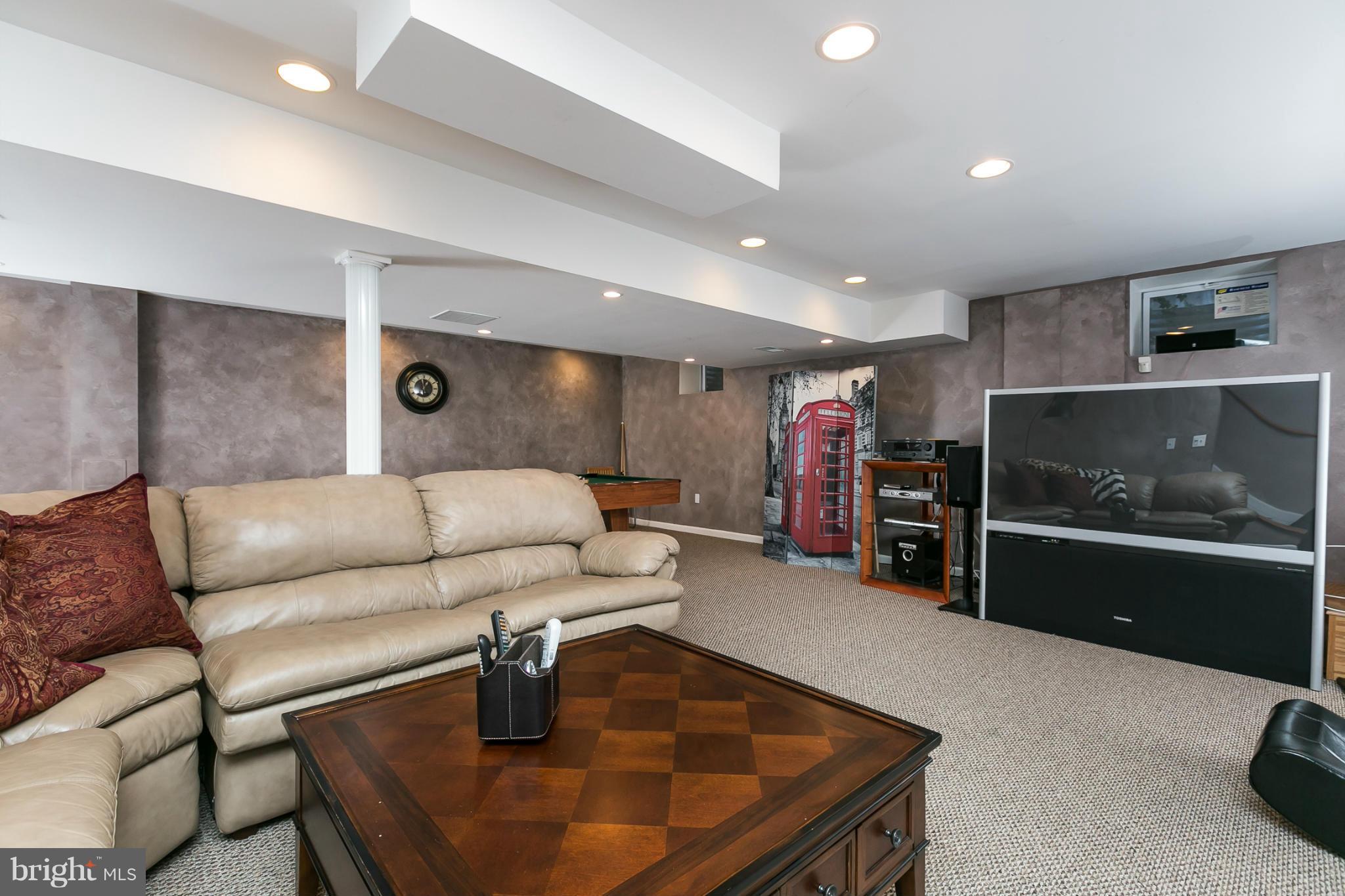 6824 Old Pimlico Road Baltimore, MD 21209 - Photo 15 of 20 a living room with furniture and a flat screen tv