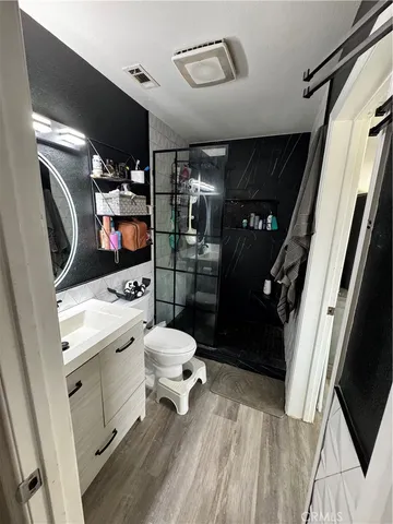 a room with storage and utility