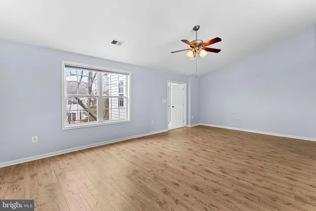 a view of an empty room