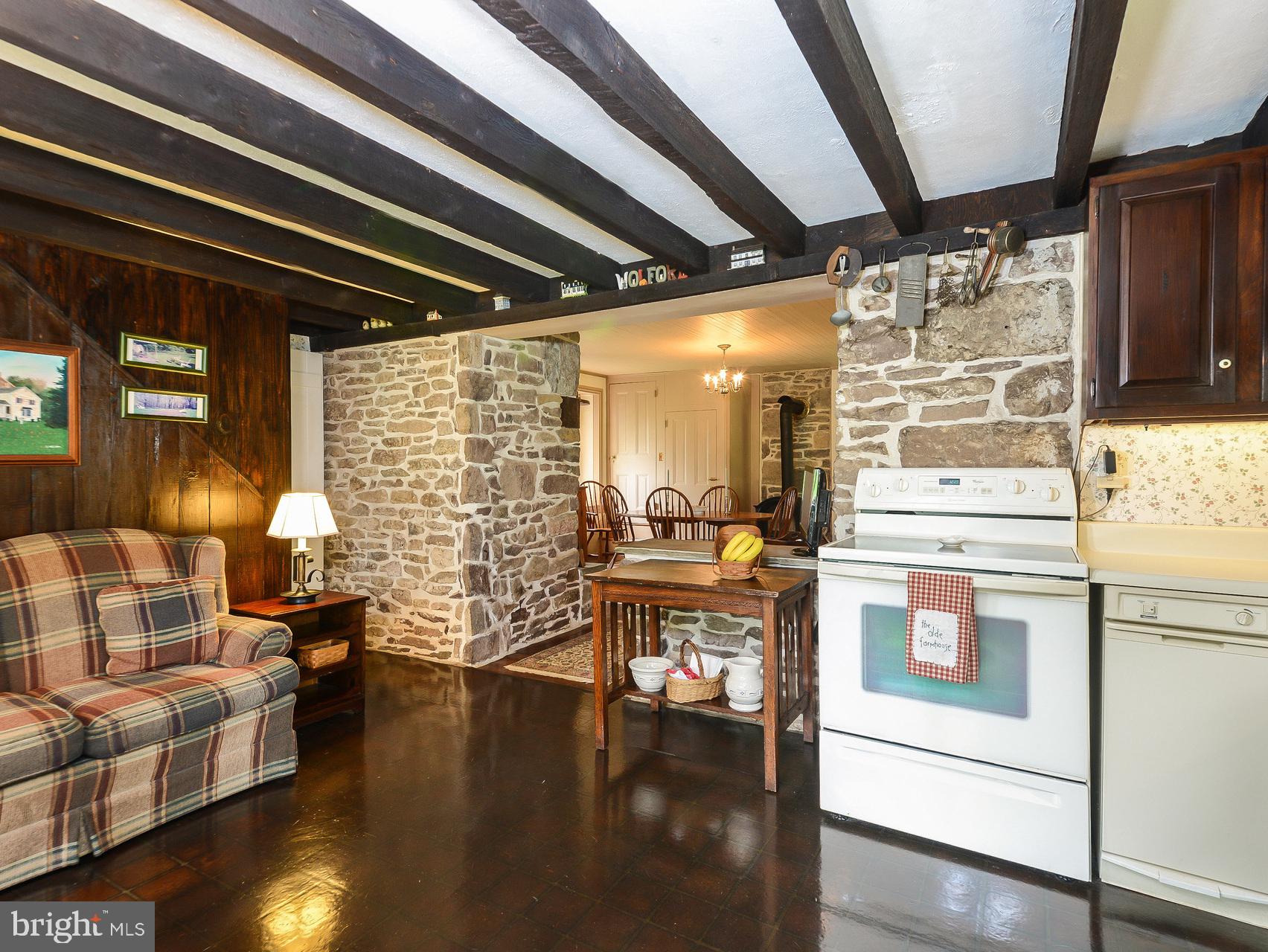 1500 Sacketts Ford Road Warminster, PA 18974 - Photo 15 of 43 Eat-in-Kitchen with Stone details