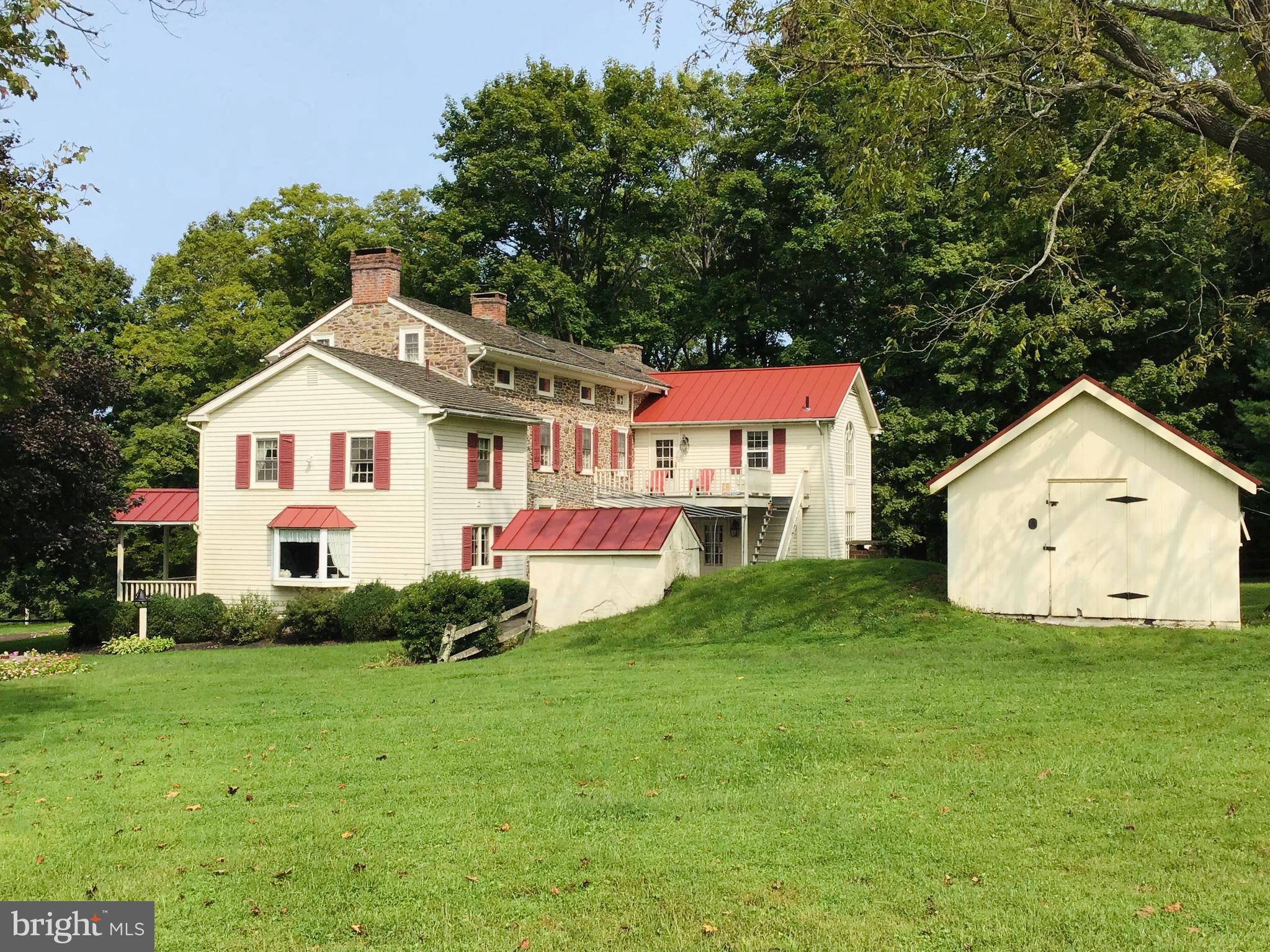 1500 Sacketts Ford Road Warminster, PA 18974 - Photo 32 of 43 View of the house with root cellar & shed