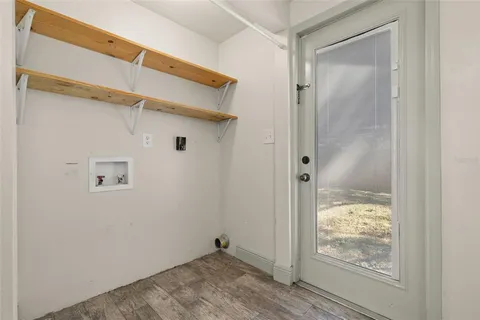 a view of closet area