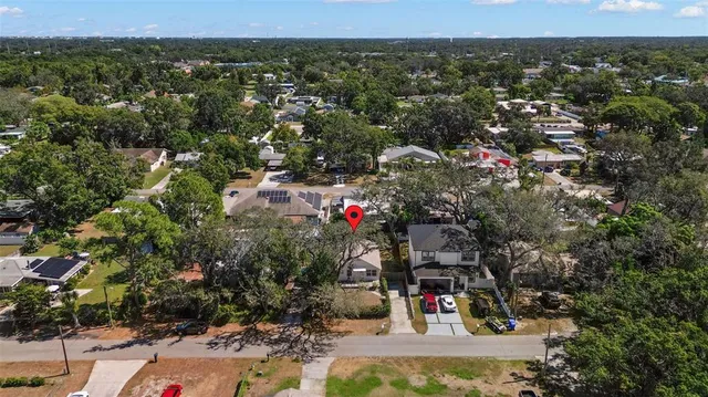 an aerial view of city