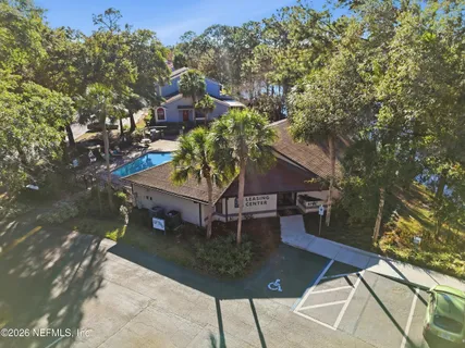 a view of a back yard of the house