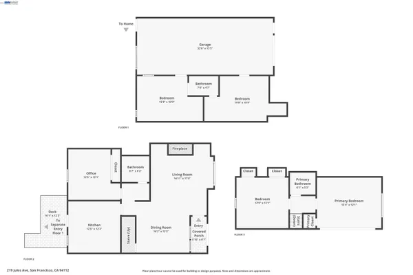 $1,188,000 | 219 Jules Avenue, San Francisco, CA 94112
