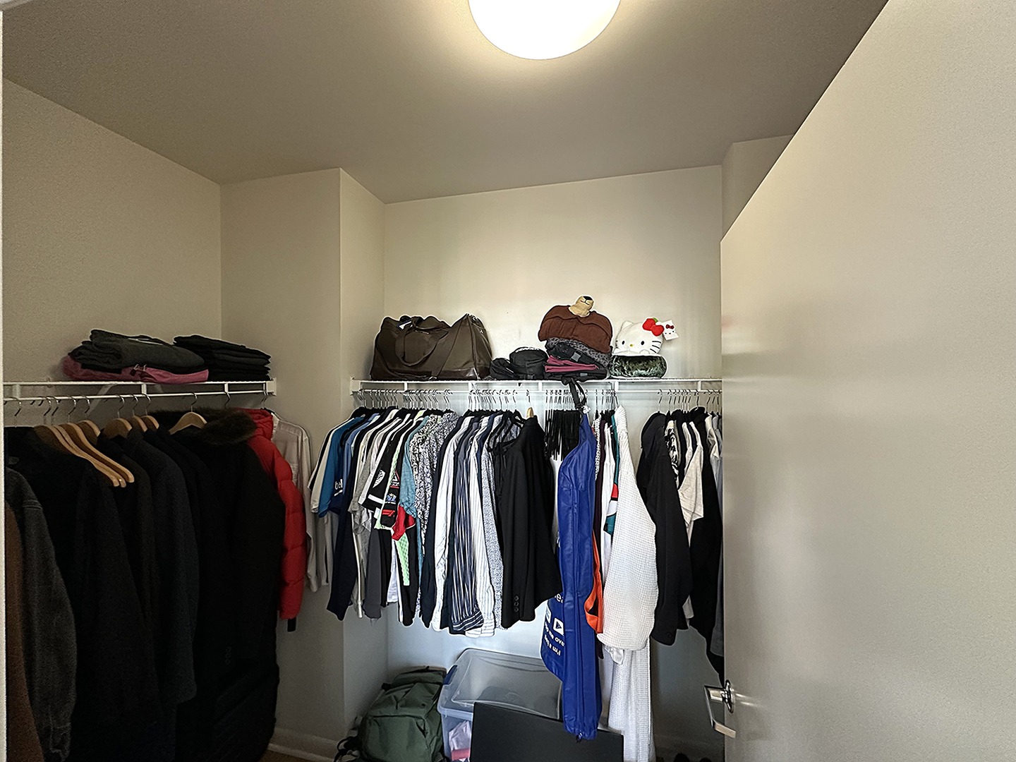 1720 Oak Avenue, Unit 706 Evanston, IL 60201 - Photo 19 of 27 a view of walk in closet with clothes and shoes