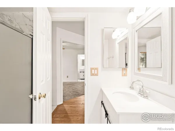 a view of a bathroom shower