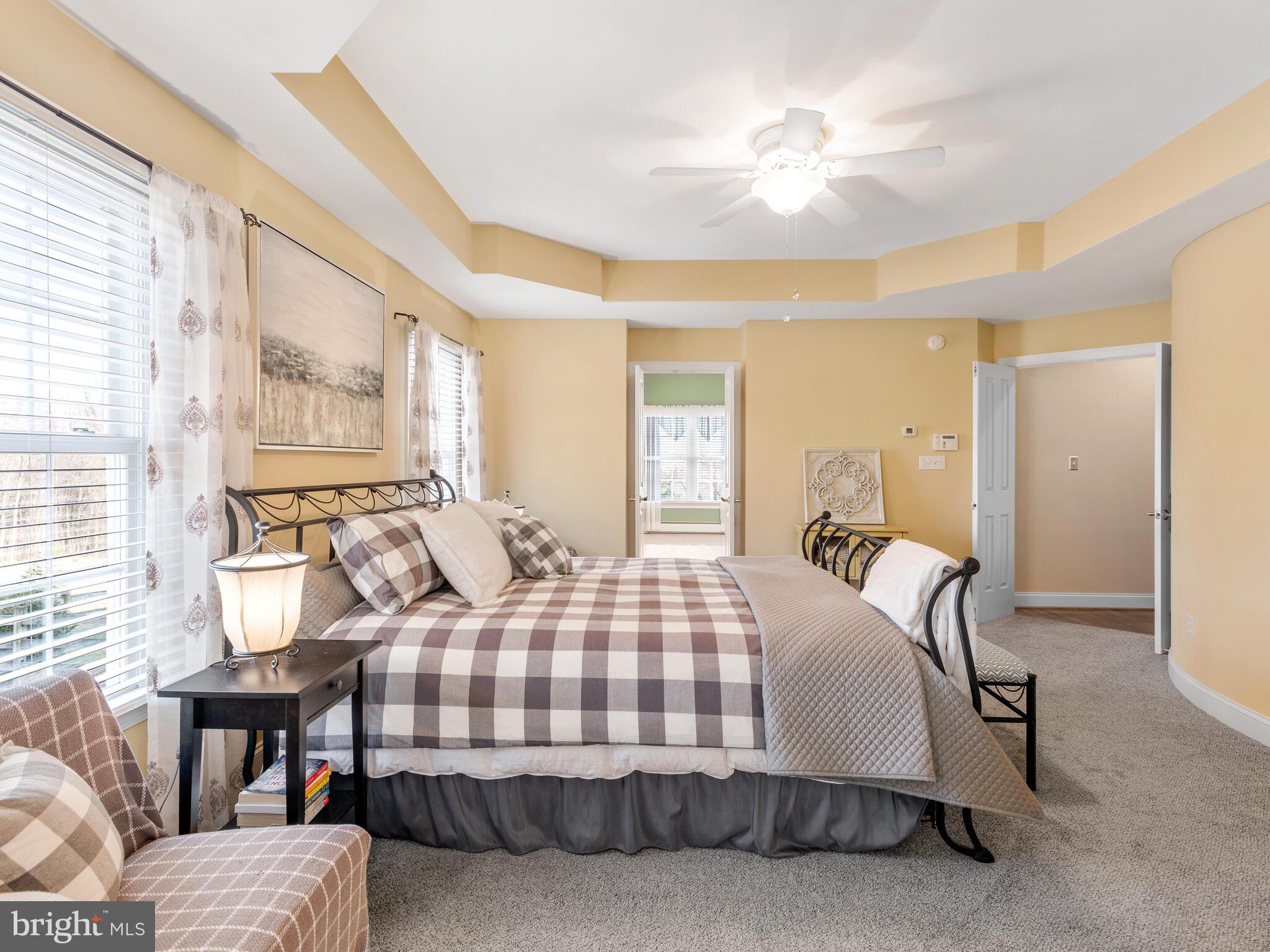 440 Black Horse Road Chester Springs, PA 19425 - Photo 25 of 50 Owner's Sleeping Area Styled w/Graceful Tray Clg.