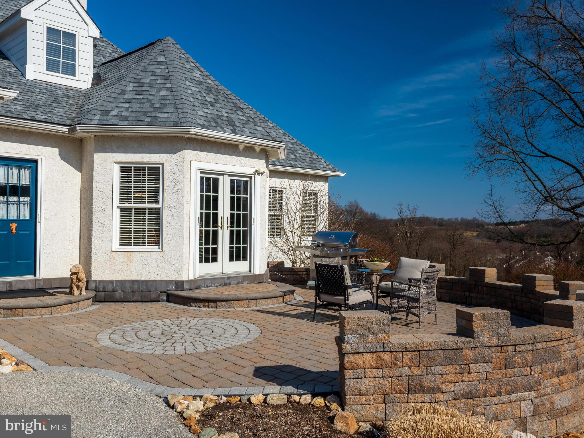 440 Black Horse Road Chester Springs, PA 19425 - Photo 42 of 50 Entrancing, Custom Walled Patio