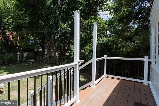 a view of balcony with deck and outdoor space