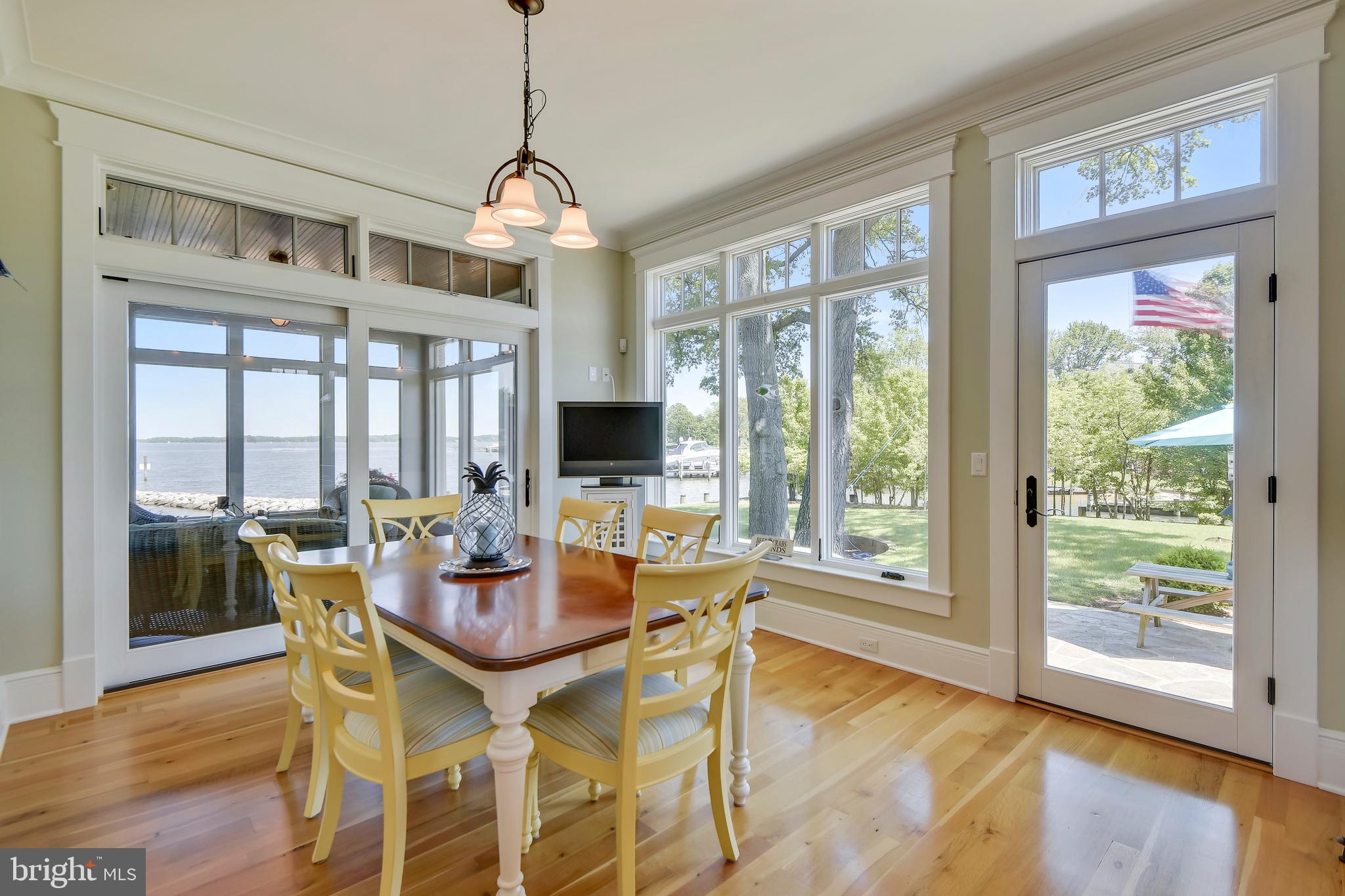 819 Riverside Drive Arnold, MD 21012 - Photo 23 of 75 Breakfast area leads to screened porch.
