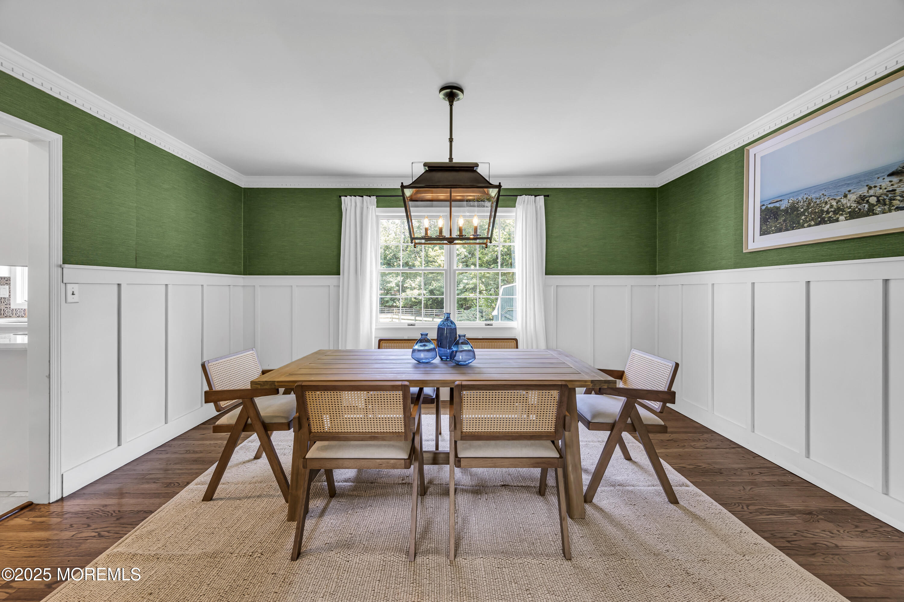 39 Hockhockson Road Colts Neck, NJ 07722 - Photo 25 of 72 a view of a dining room with furniture window and outside view