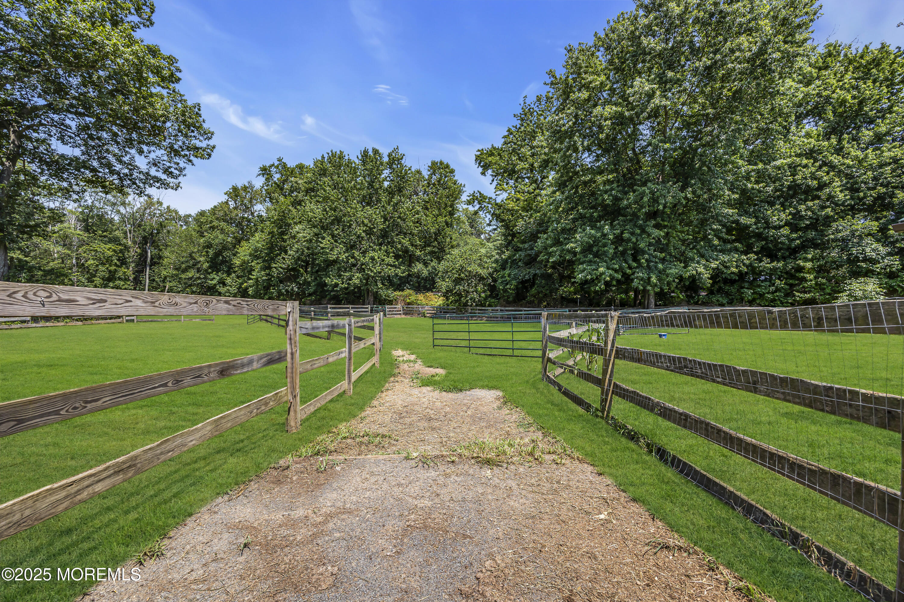 39 Hockhockson Road Colts Neck, NJ 07722 - Photo 61 of 72 a view of a park with large trees