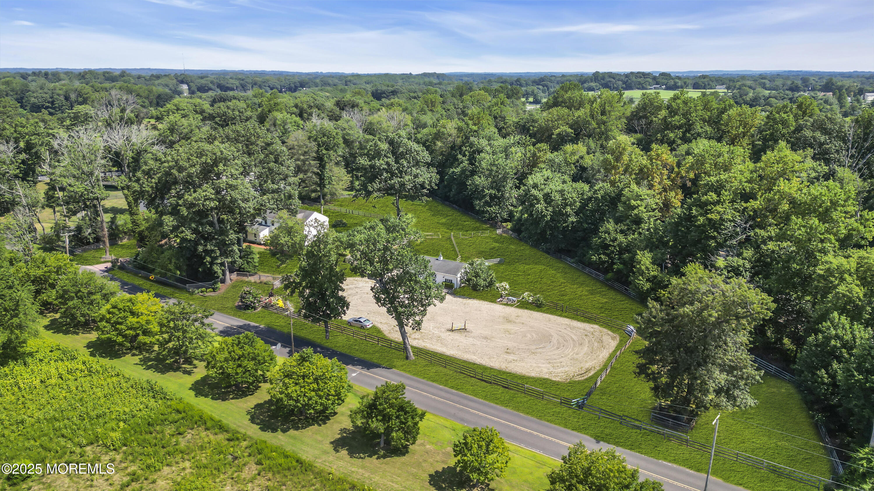 39 Hockhockson Road Colts Neck, NJ 07722 - Photo 70 of 72 an aerial view of a yard