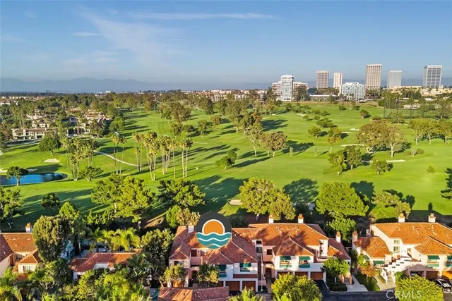 a view of a city with tall buildings
