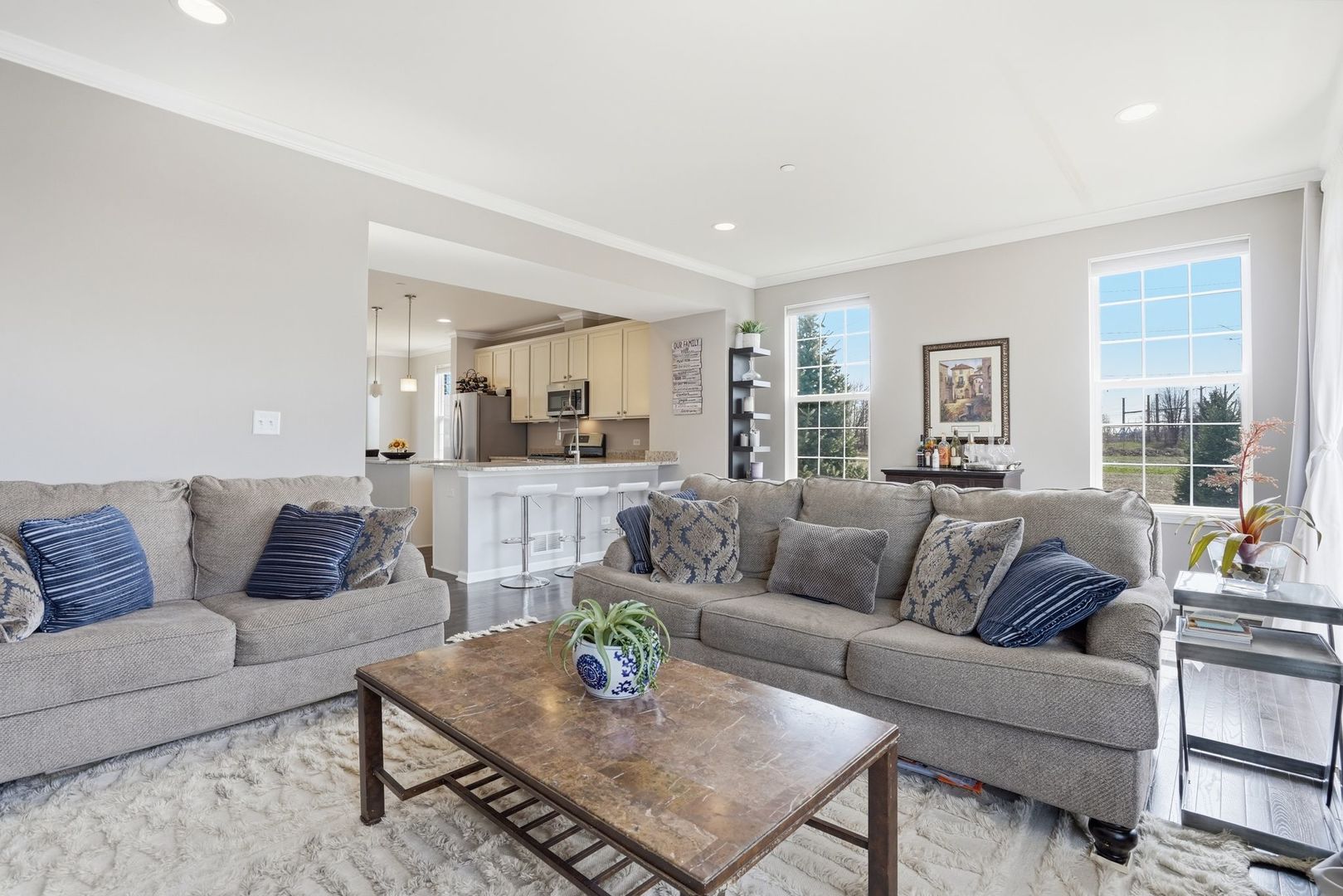 2925 Madison Drive Naperville, IL 60564 - Photo 11 of 37 a living room with furniture and a couch