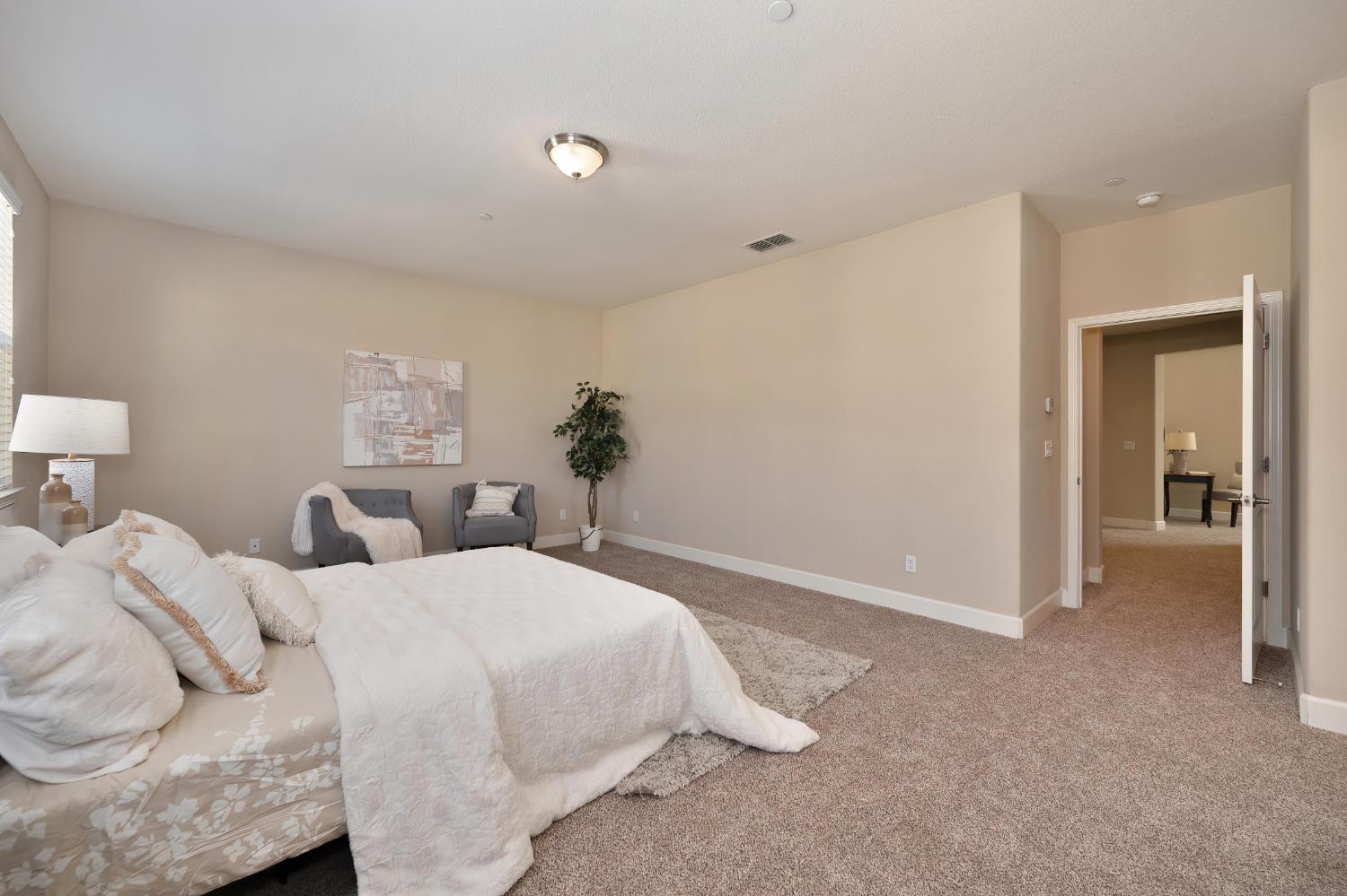 908 Lyon Place Roseville, CA 95747 - Photo 20 of 31 a bedroom with a bed and a lamp