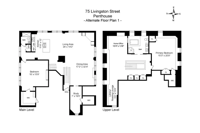 $2,995,000 | 75 Livingston Street, Unit PH | Brooklyn Heights