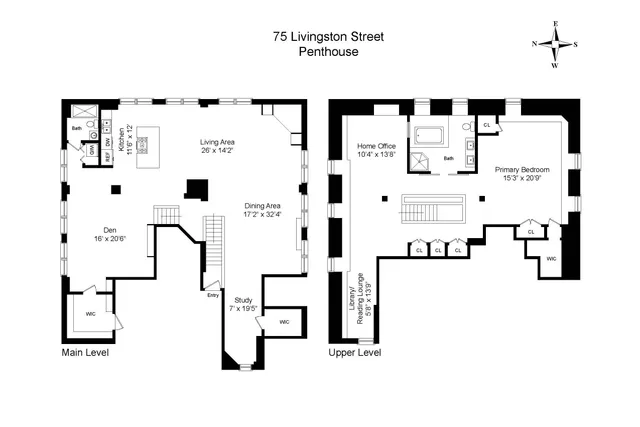 $2,995,000 | 75 Livingston Street, Unit PH | Brooklyn Heights