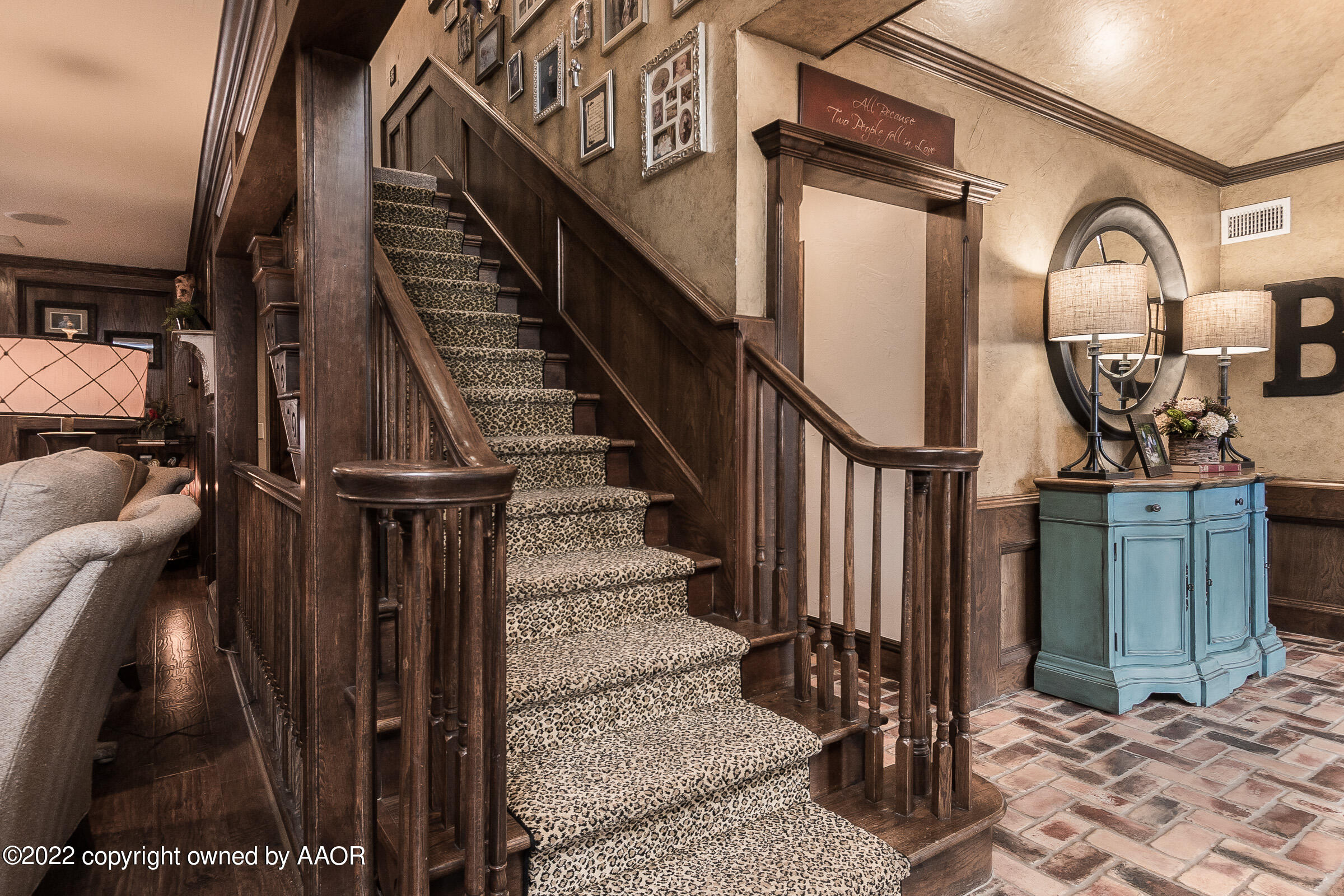 4223 Langtry Drive Amarillo, TX 79109 - Photo 33 of 56 a view of entryway and hall with wooden floor