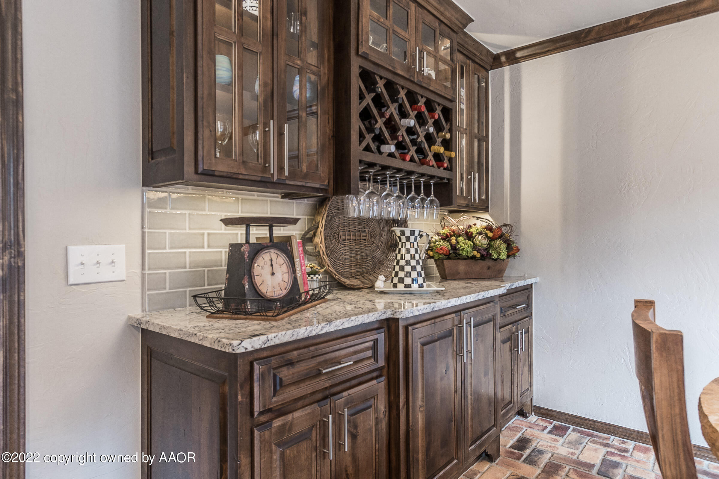 4223 Langtry Drive Amarillo, TX 79109 - Photo 8 of 56 a kitchen with stainless steel appliances granite countertop a sink and a stove
