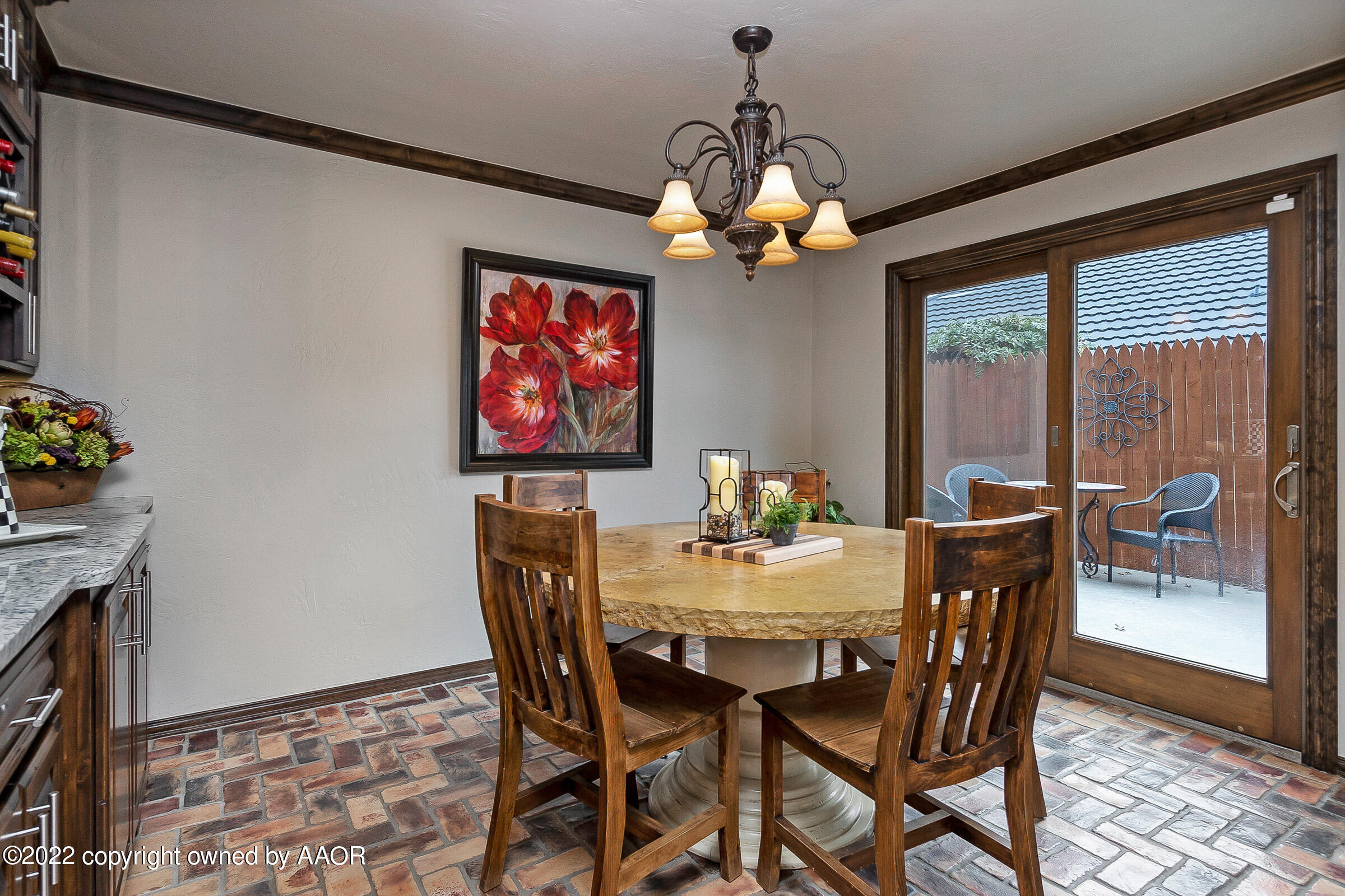 4223 Langtry Drive Amarillo, TX 79109 - Photo 9 of 56 a view of a dining room with furniture window and outside view