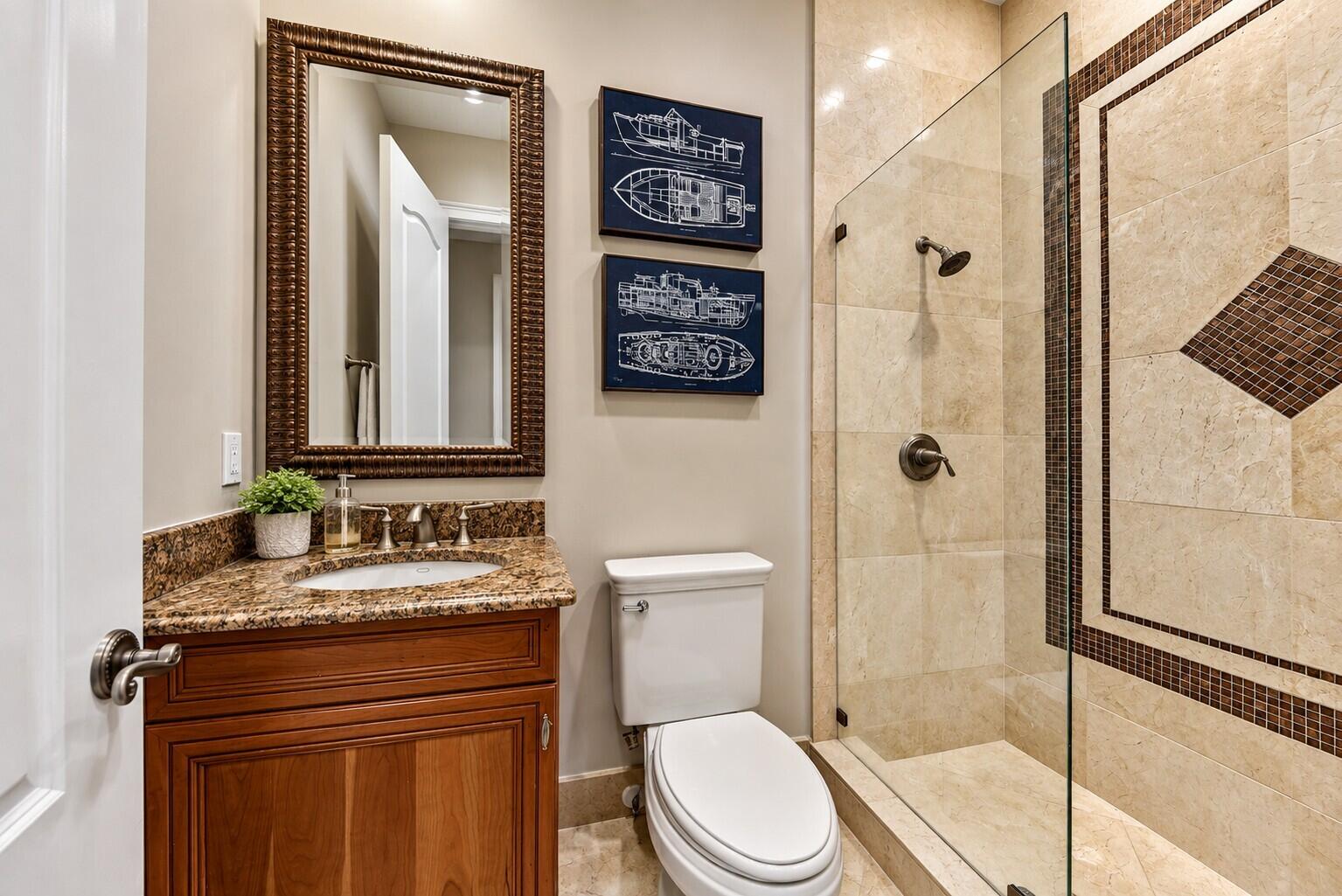 2311 Northeast 35th Street Lighthouse Point, FL 33064 - Photo 38 of 66 Bedroom Red Carpet bath